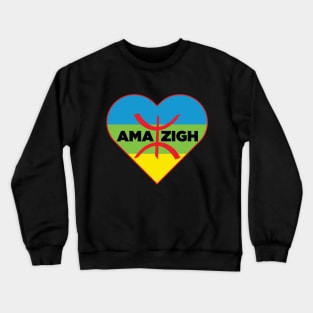 Amazigh Flag, Berber Flag Crewneck Sweatshirt